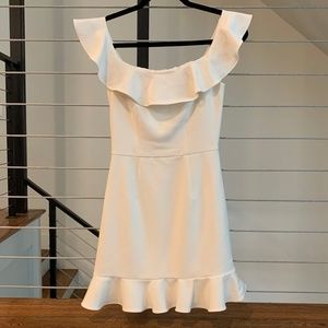 Little White Ruffle Dress